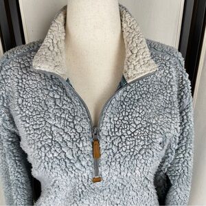 Southern Shirt Sherpa Quarter Zip Pullover Size L